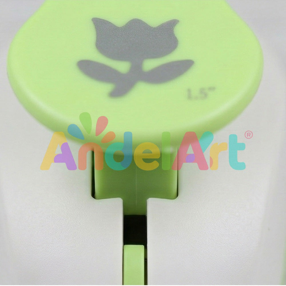 Eva Lale Desenli Büyük Boy Şekilli Delgeç