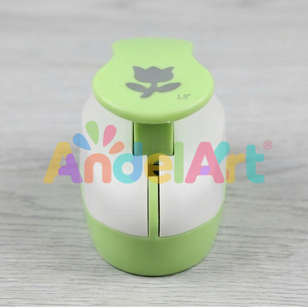 Eva Lale Desenli Büyük Boy Şekilli Delgeç