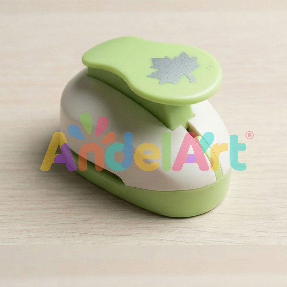 Eva Yaprak Desenli Büyük Boy Şekilli Delgeç