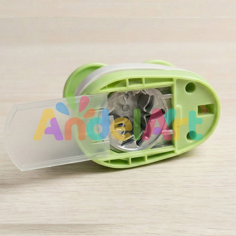 Eva Yaprak Desenli Büyük Boy Şekilli Delgeç