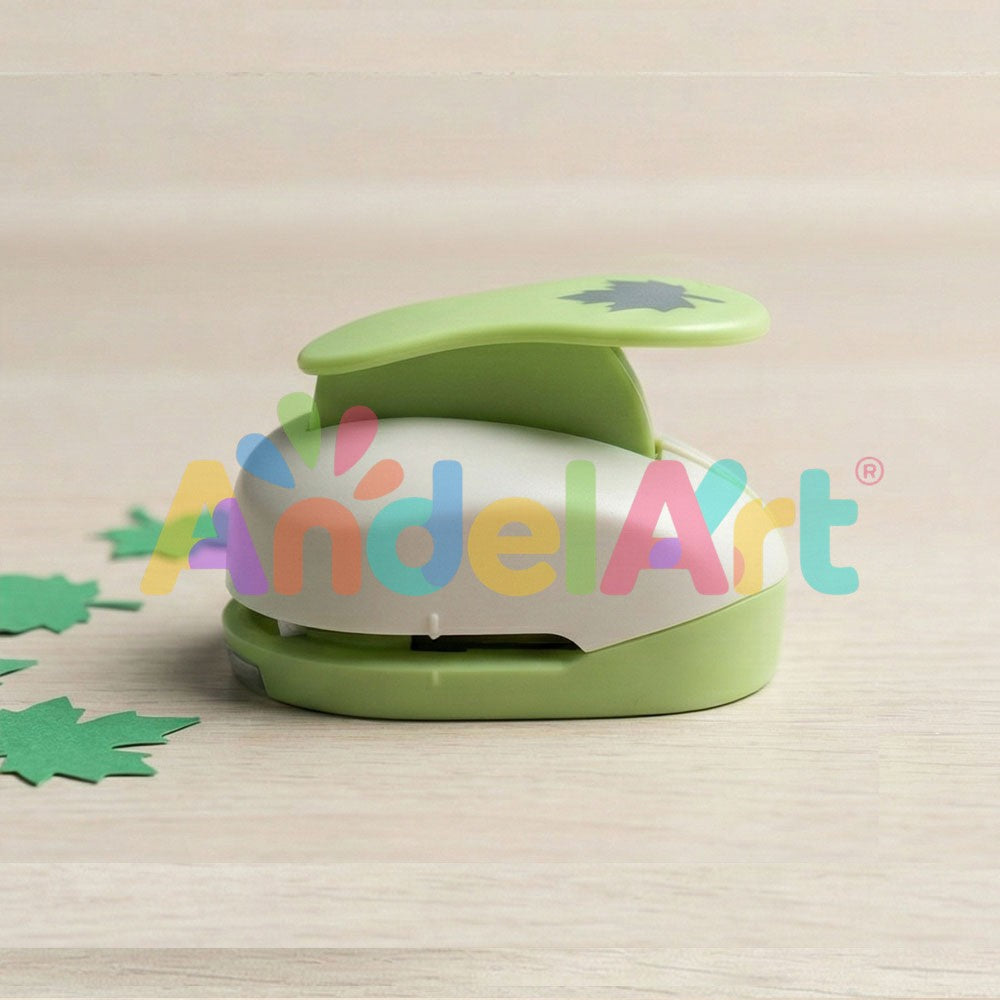 Eva Yaprak Desenli Büyük Boy Şekilli Delgeç