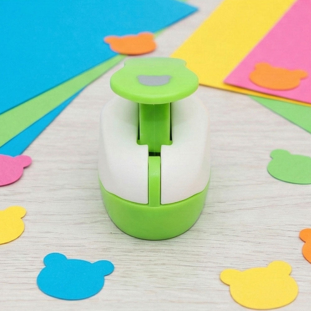 Ayı Kafası Desenli Mini Boy Delgeç 0,7 cm