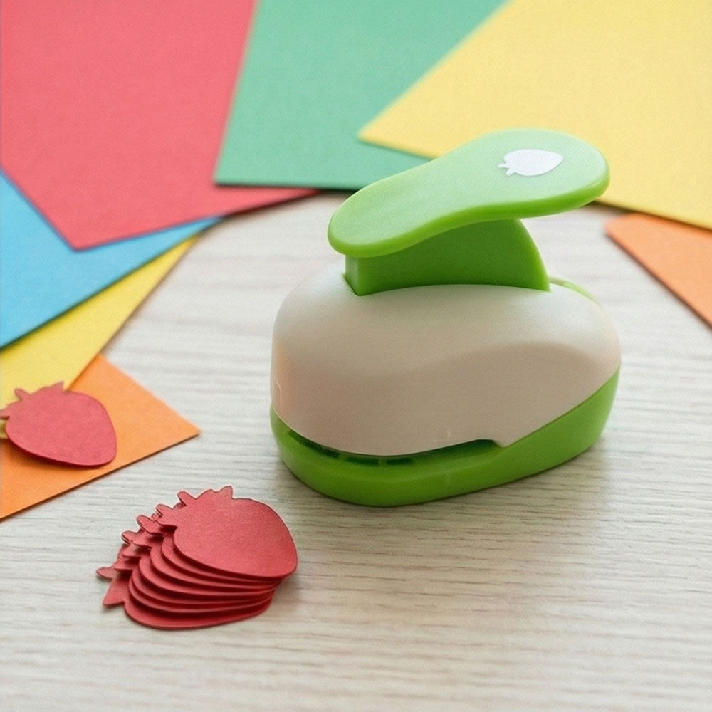 Çilek Desenli Mini Boy Delgeç 0,7 cm