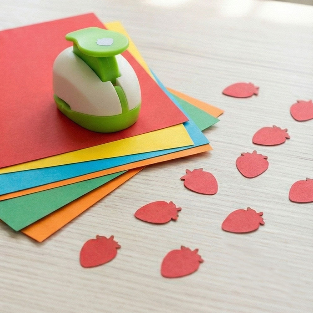 Çilek Desenli Mini Boy Delgeç 0,7 cm