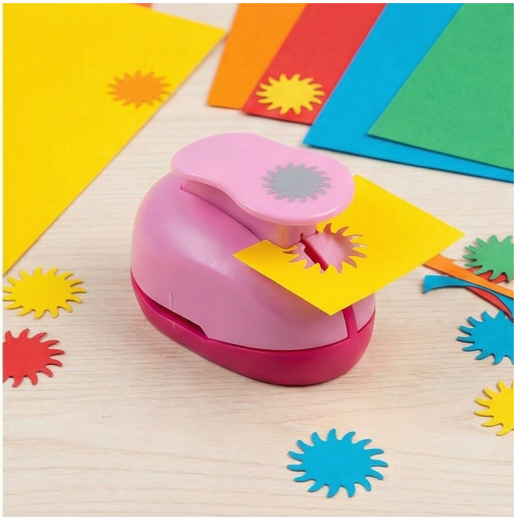 Güneş Desenli Küçük Boy Delgeç 1,5 cm