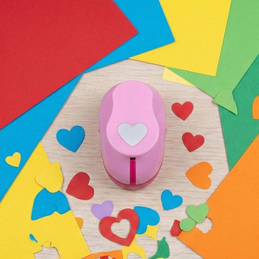 Kalp Desenli Küçük Boy Delgeç 1,5 cm