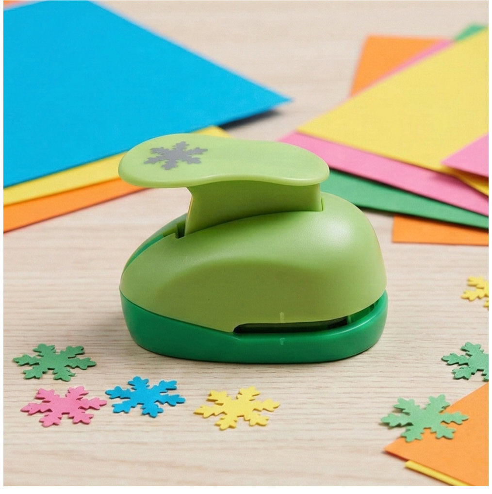 Kar Tanesi Desenli Küçük Boy Delgeç 1,5 cm