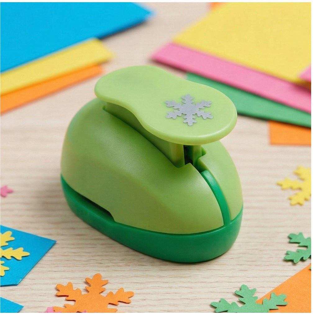 Kar Tanesi Desenli Küçük Boy Delgeç 1,5 cm