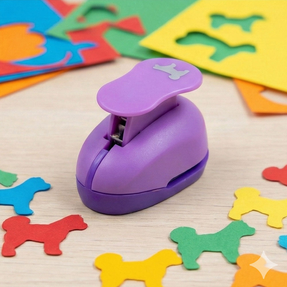 Köpek Desenli Küçük Boy Delgeç 1,5 cm