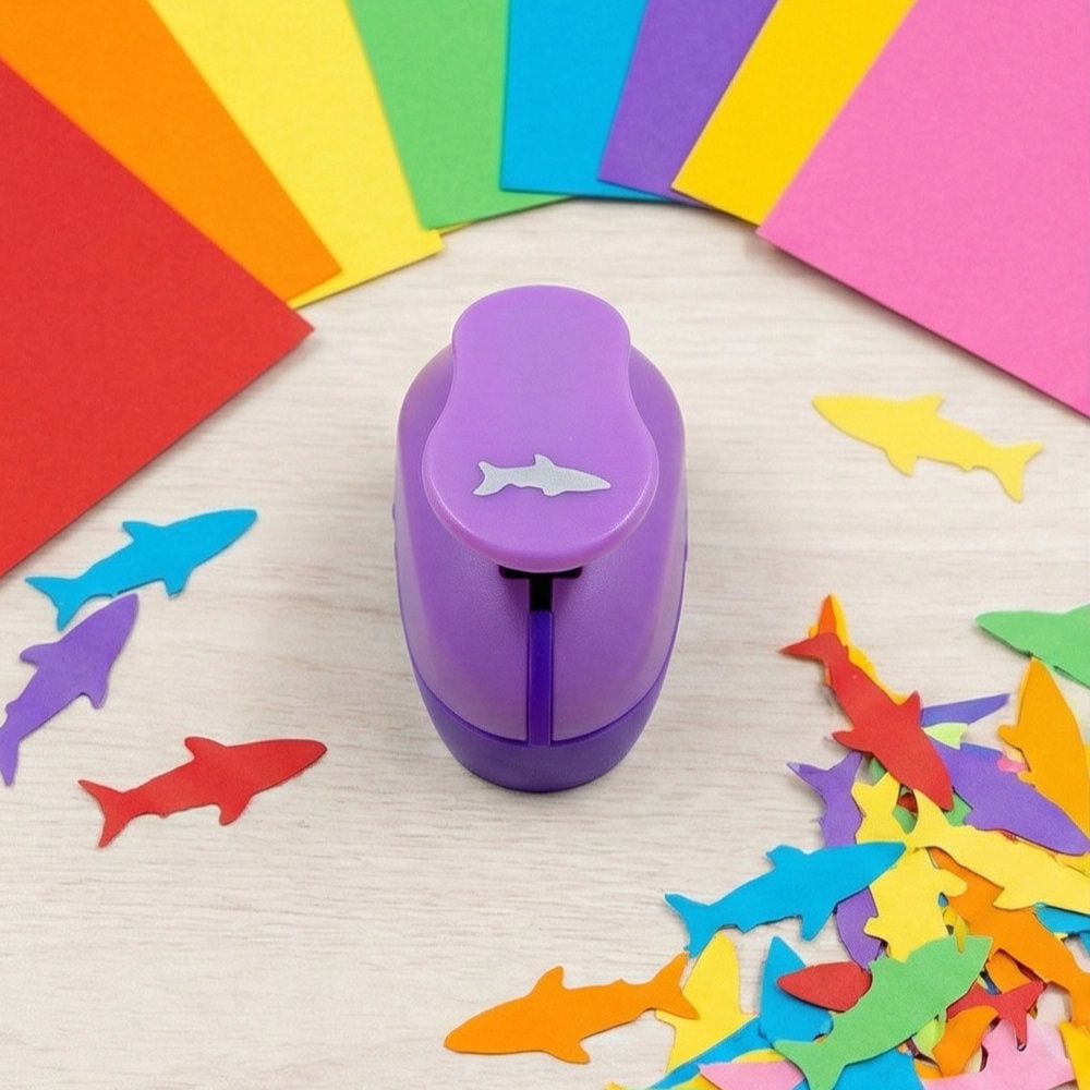 Köpek Balığı Desenli Küçük Boy Delgeç 1,5 cm