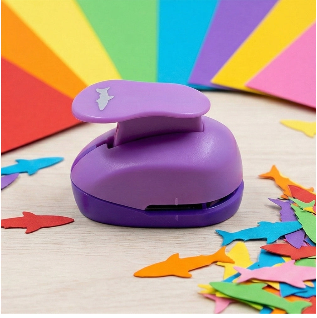 Köpek Balığı Desenli Küçük Boy Delgeç 1,5 cm