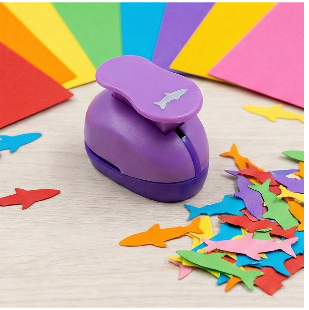 Köpek Balığı Desenli Küçük Boy Delgeç 1,5 cm