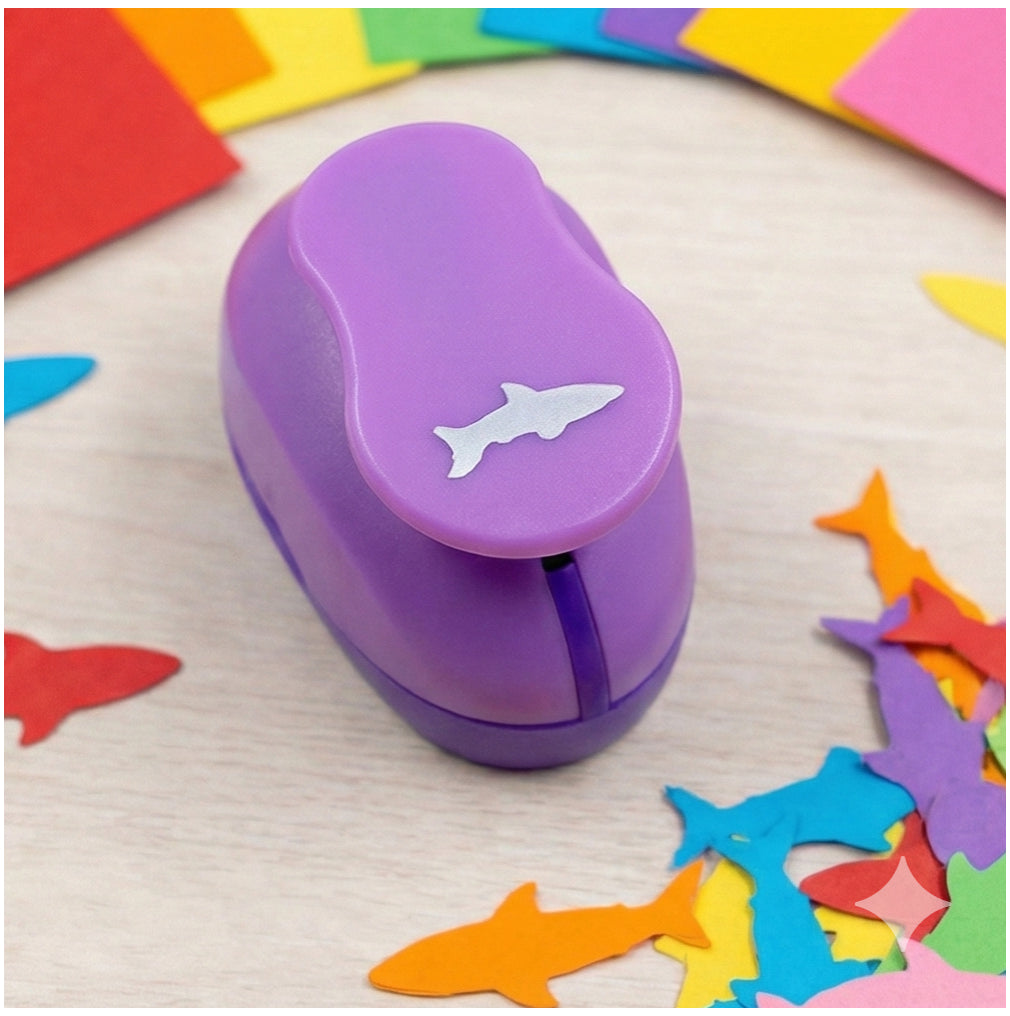 Köpek Balığı Desenli Küçük Boy Delgeç 1,5 cm