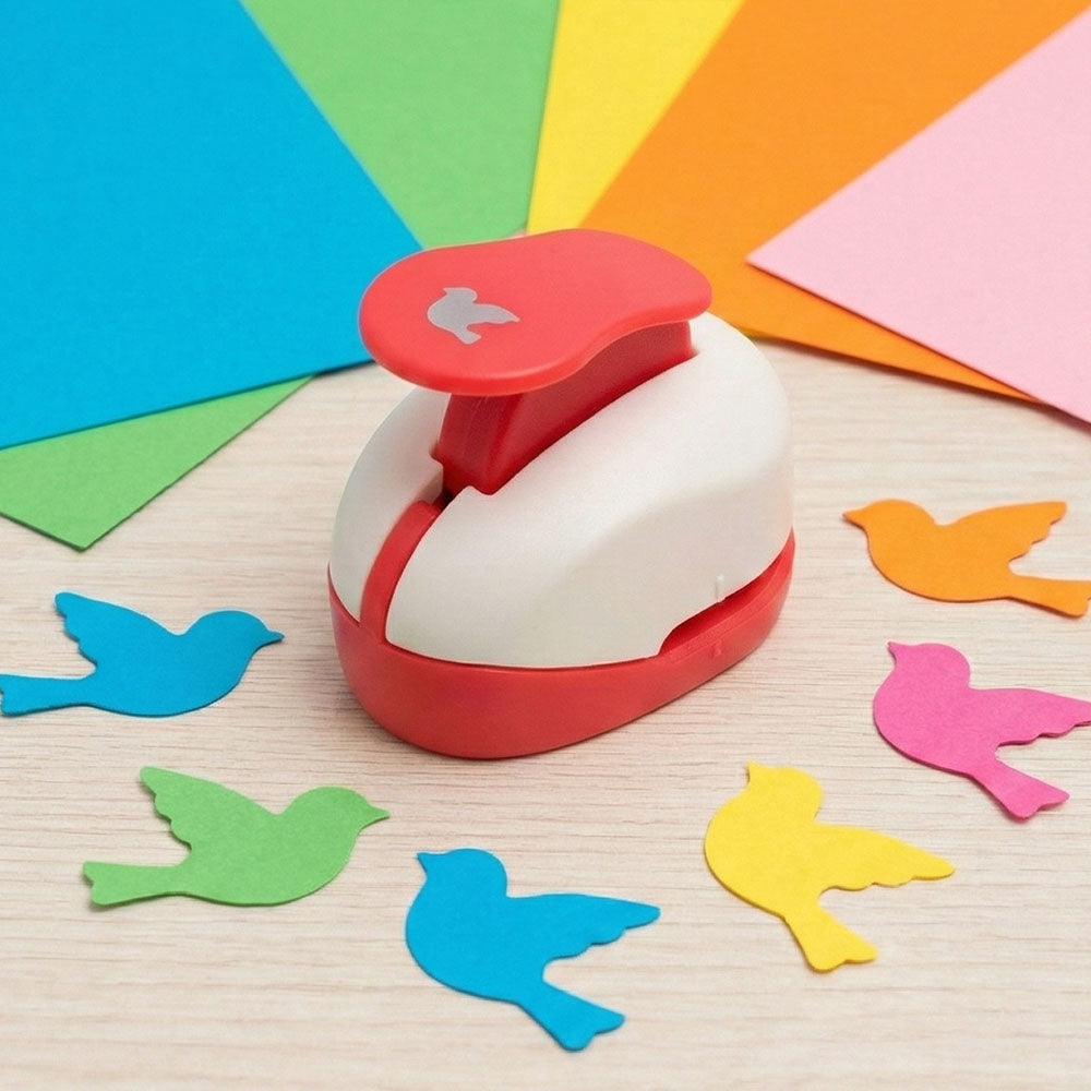 Kuş Desenli Mini Boy Delgeç 0,7 cm