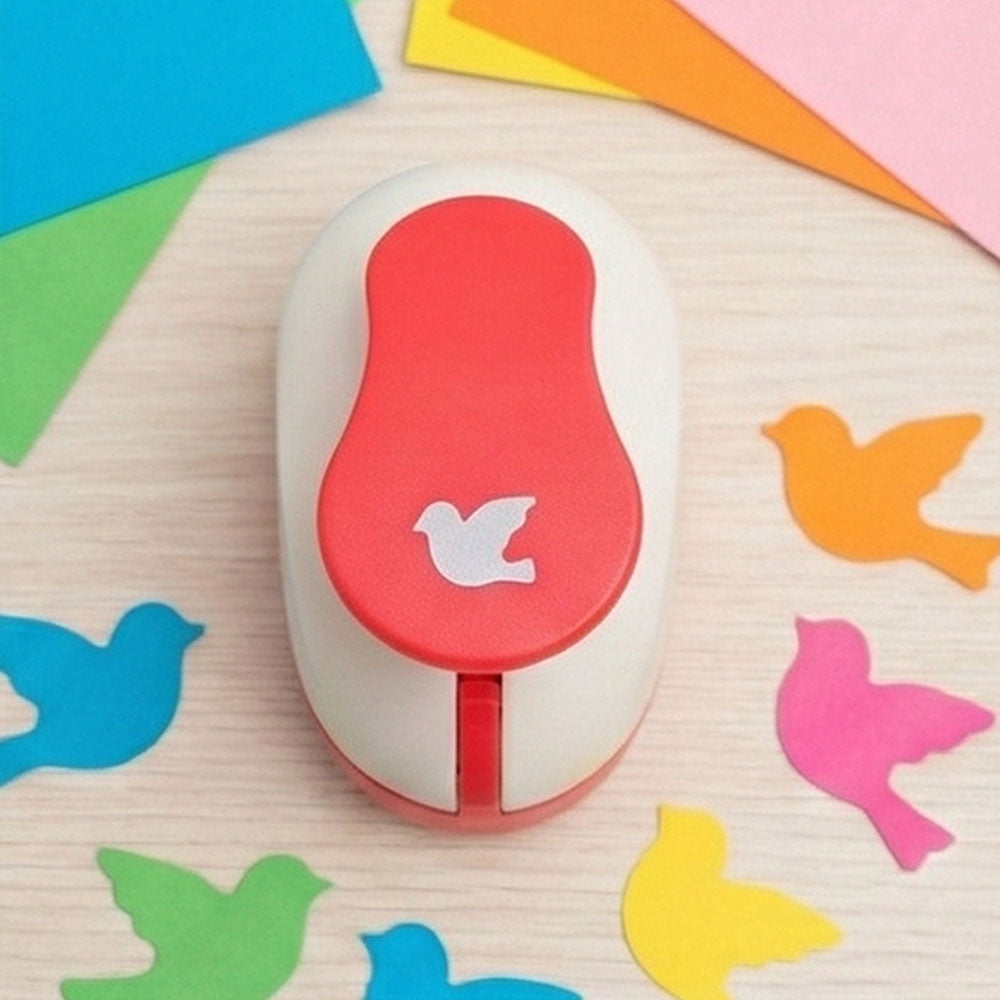 Kuş Desenli Mini Boy Delgeç 0,7 cm