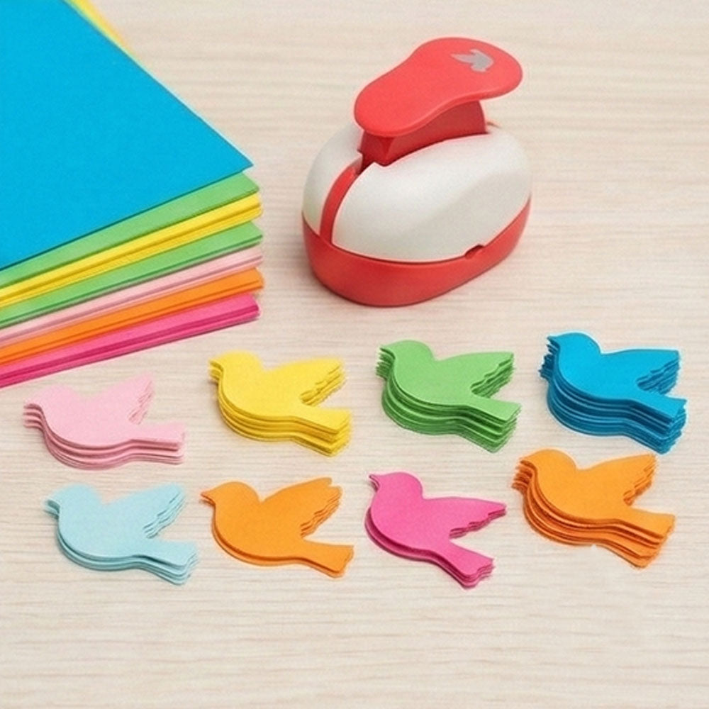 Kuş Desenli Mini Boy Delgeç 0,7 cm