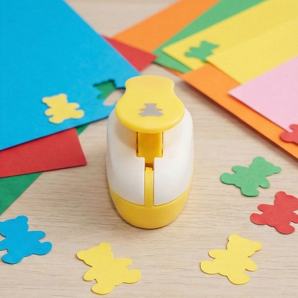 Oyuncak Ayı Desenli Mini Boy Delgeç 0,7 cm