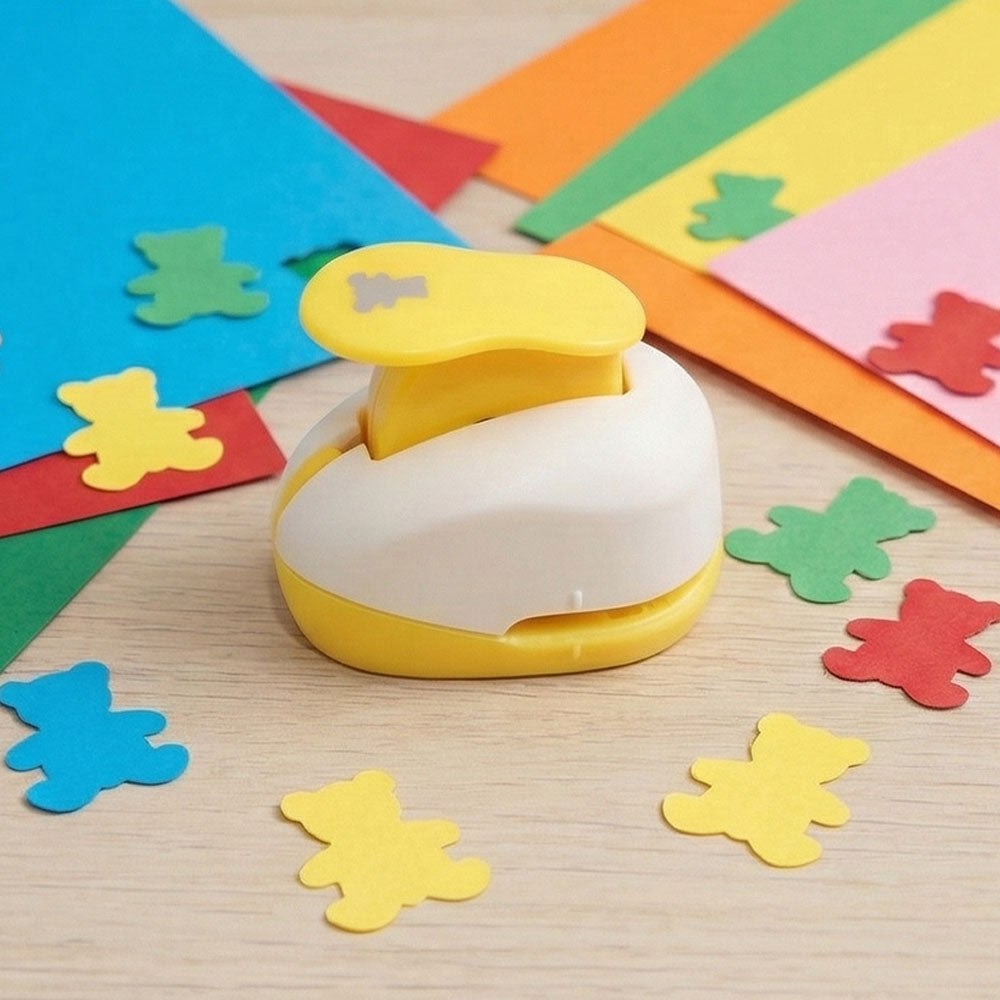 Oyuncak Ayı Desenli Mini Boy Delgeç 0,7 cm