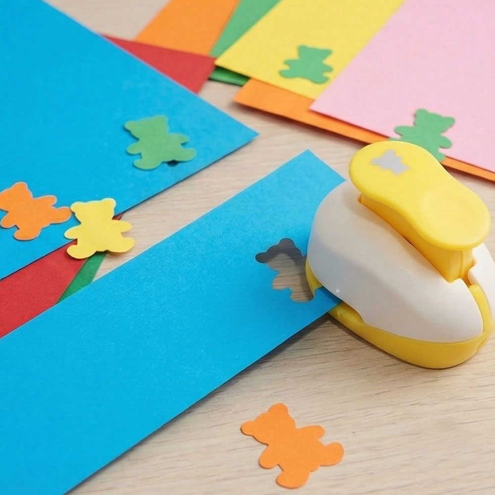 Oyuncak Ayı Desenli Mini Boy Delgeç 0,7 cm