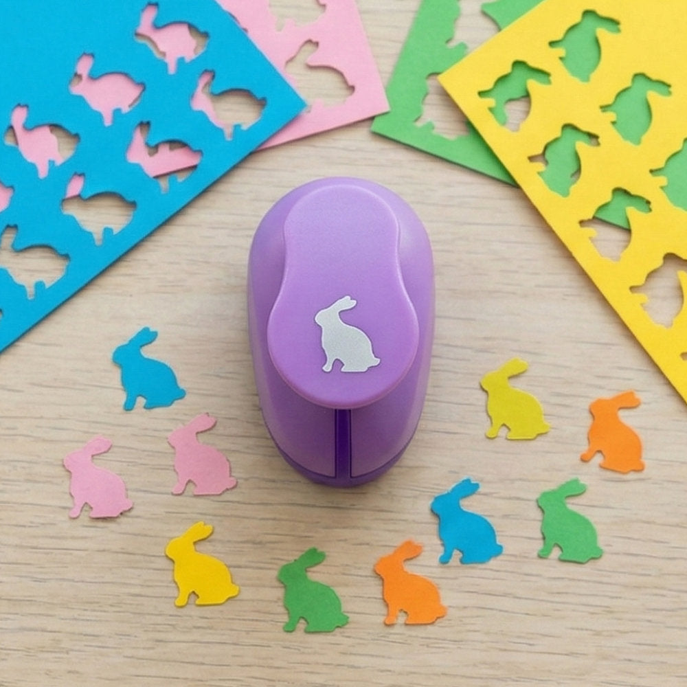 Tavşan Desenli Küçük Boy Delgeç 1,5 cm