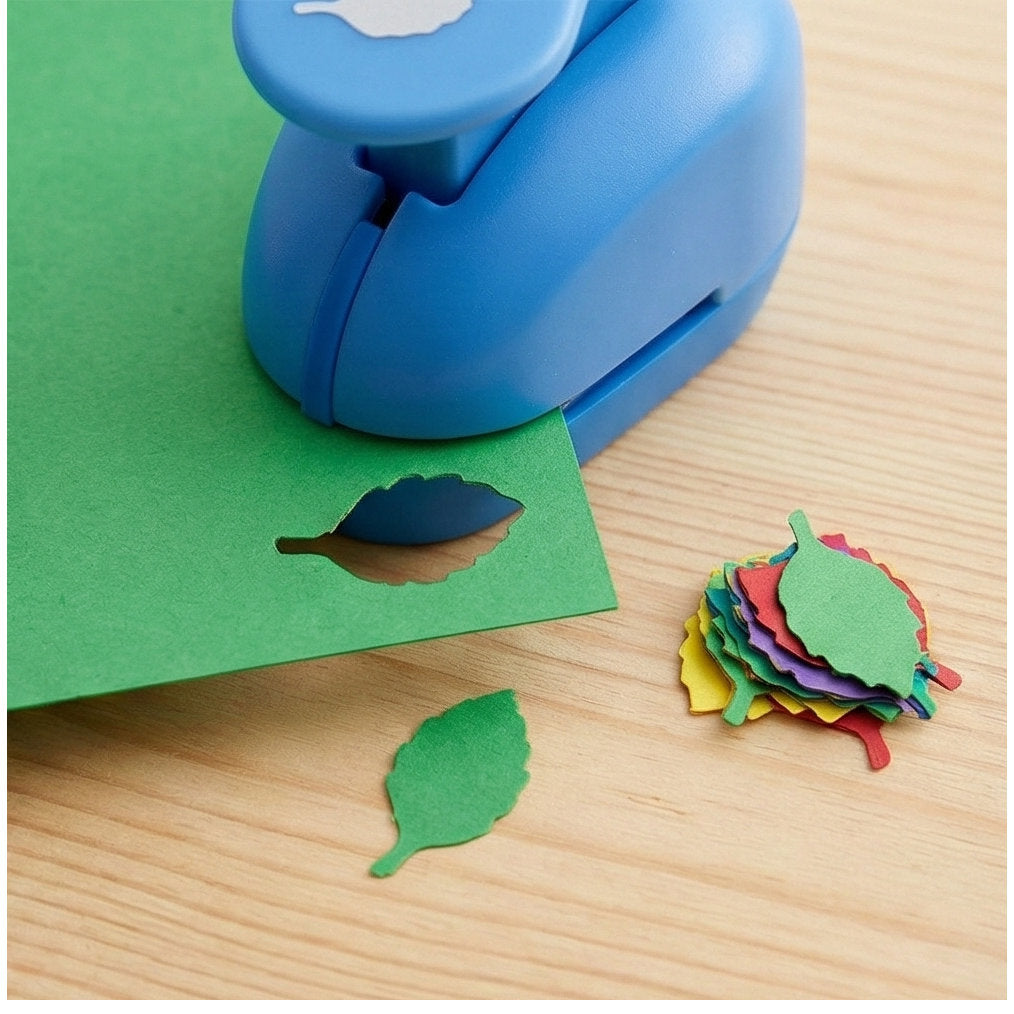 Yaprak Desenli Küçük Boy Delgeç 1,5 cm