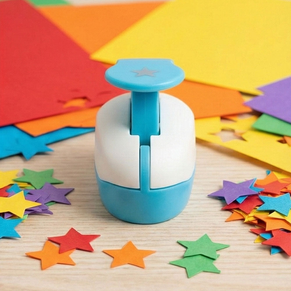 Yıldız Desenli Mini Boy Delgeç 0,7 cm