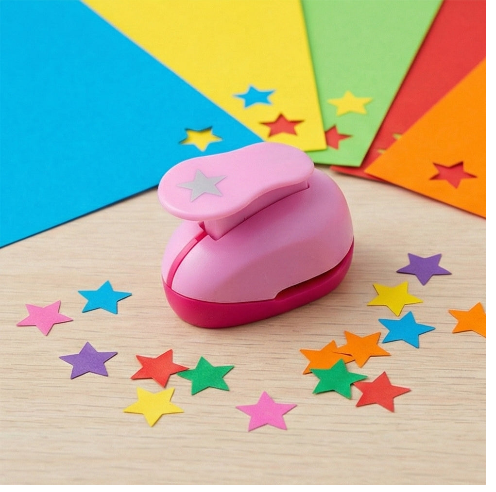 Yıldız Desenli Küçük Boy Delgeç 1,5 cm