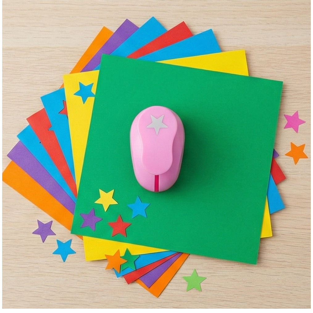 Yıldız Desenli Küçük Boy Delgeç 1,5 cm