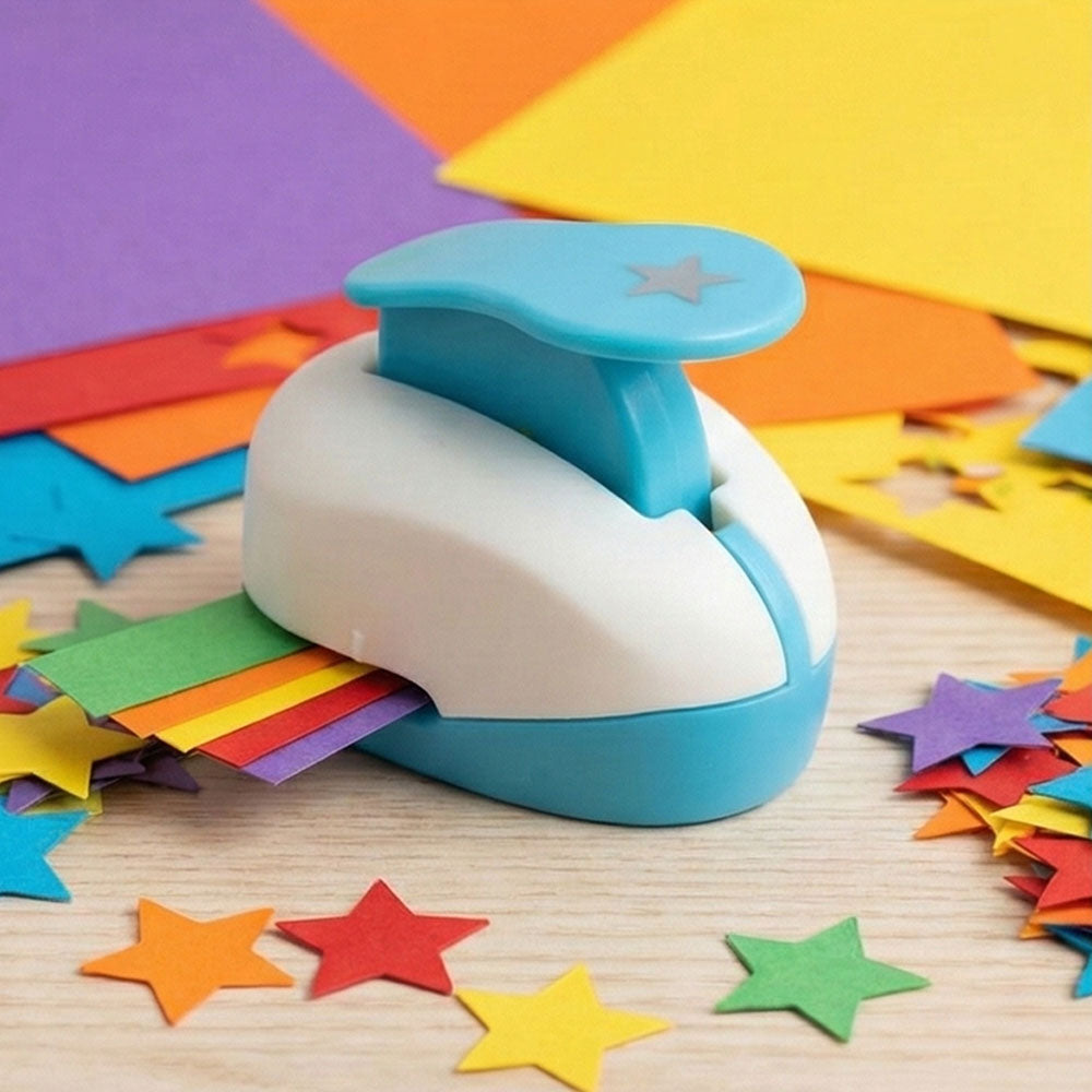 Yıldız Desenli Mini Boy Delgeç 0,7 cm