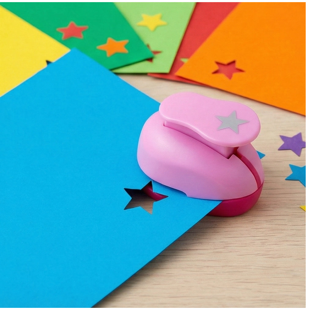 Yıldız Desenli Küçük Boy Delgeç 1,5 cm