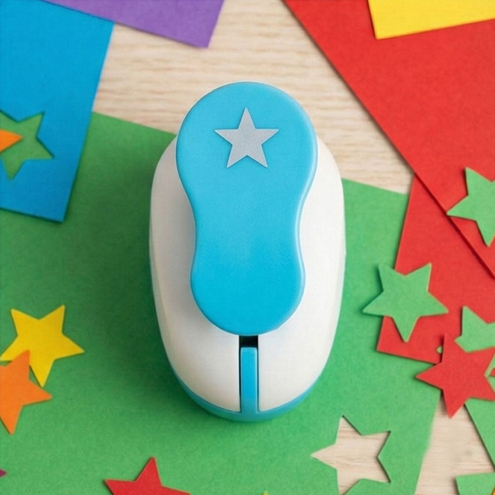 Yıldız Desenli Mini Boy Delgeç 0,7 cm