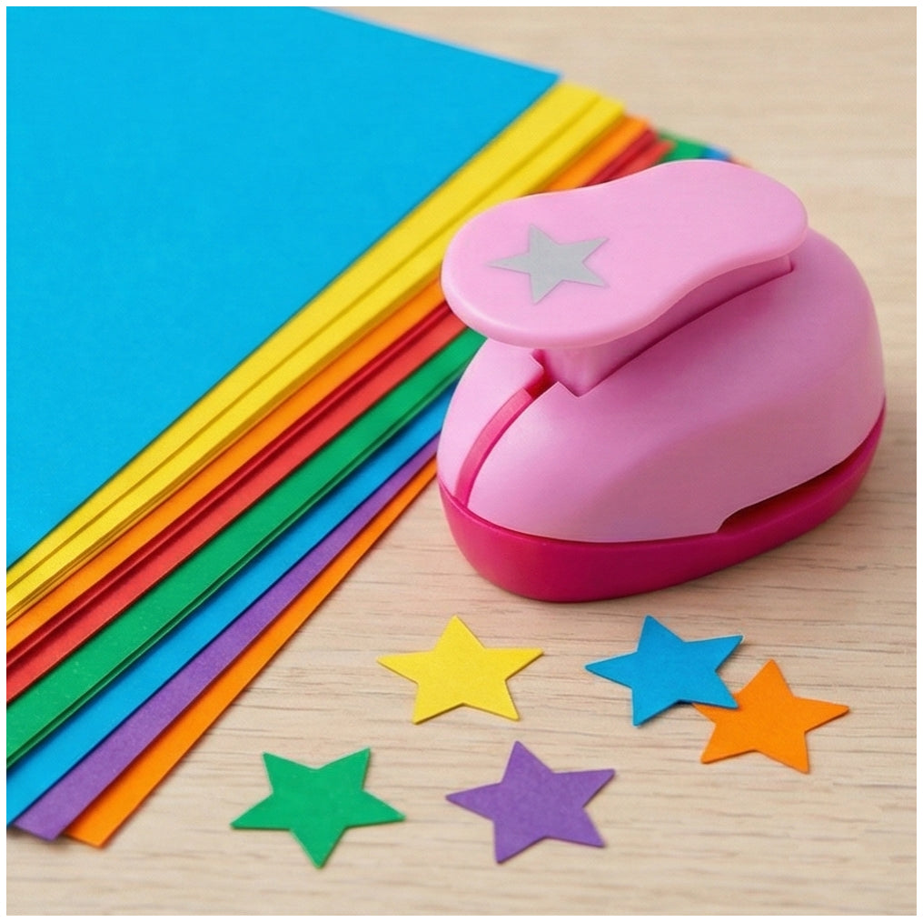 Yıldız Desenli Küçük Boy Delgeç 1,5 cm