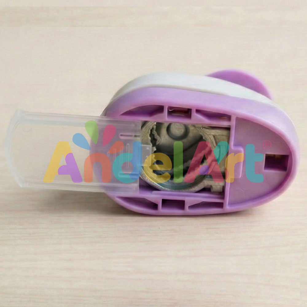 Tırtıklı Kalp Desenli Orta Boy Delgeç 2,5 cm