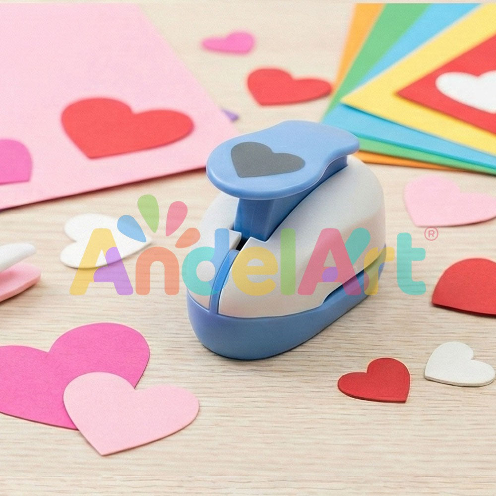 Kalp Desenli Orta Boy Delgeç 2,5 cm