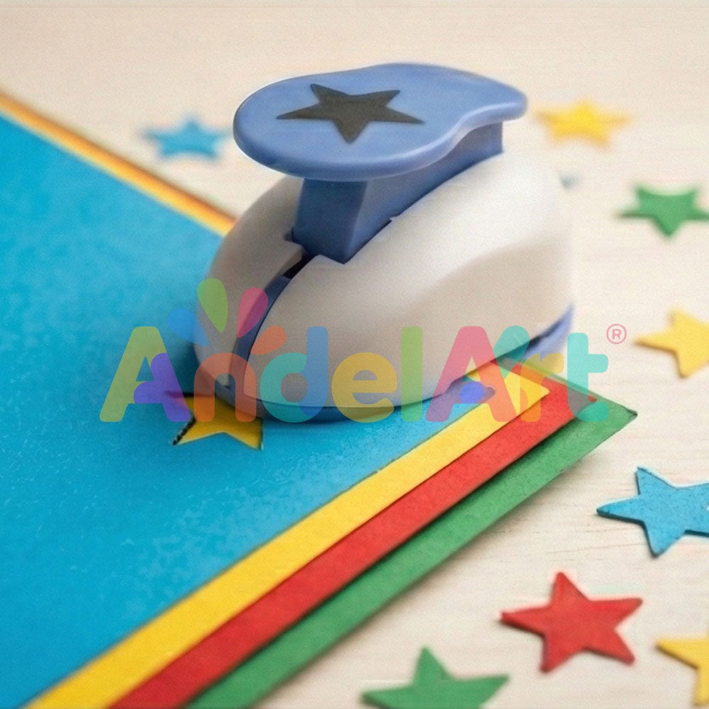 Yıldız Desenli Orta Boy Delgeç 2,5 cm